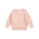 Toddler Solid Color Knitwear - Custom Logo Cotton Sweater for Girls